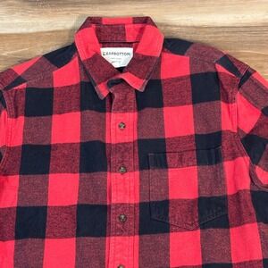 Bearbottom Flannel Shirt Mens Medium Buffalo Plaid